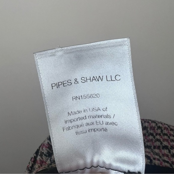 Veronica Beard Gemini Check Crop Pants Red Multi 6 - Picture 10 of 13